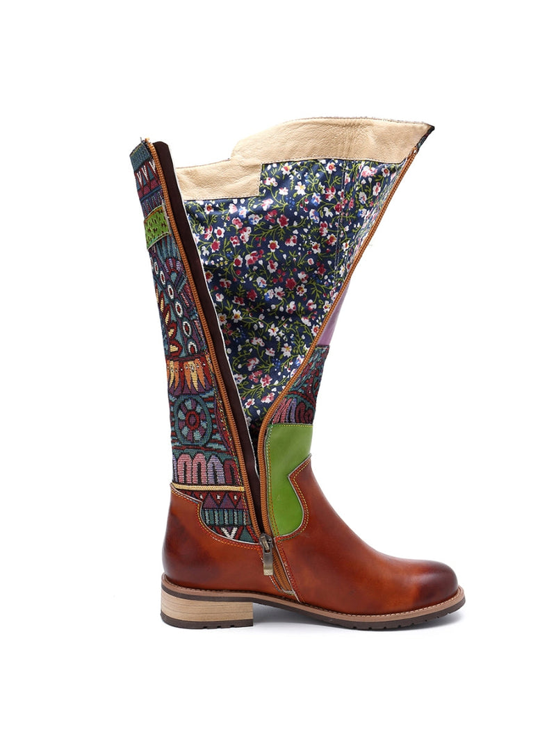 A Vintage Style Boots with Delicate Timeless Details