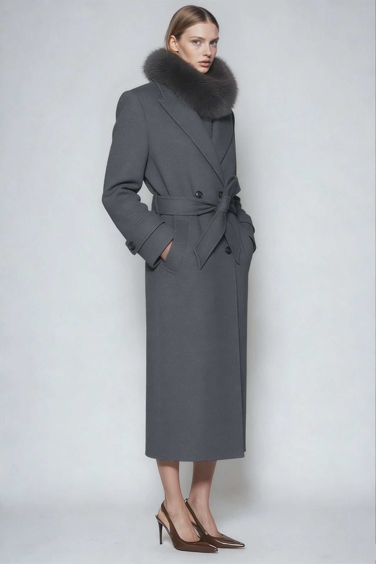 Well Tailored Coat with a Graceful Silhouette