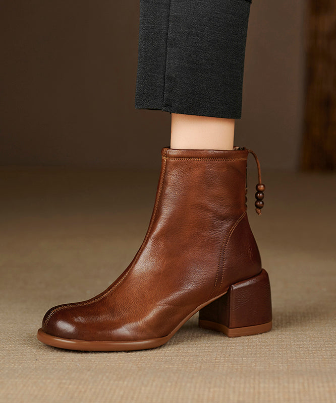 A Vintage Style Boots with Delicate Timeless Details