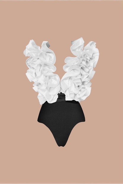 Beautifully Finished Swimsuit in a Timeless Design
