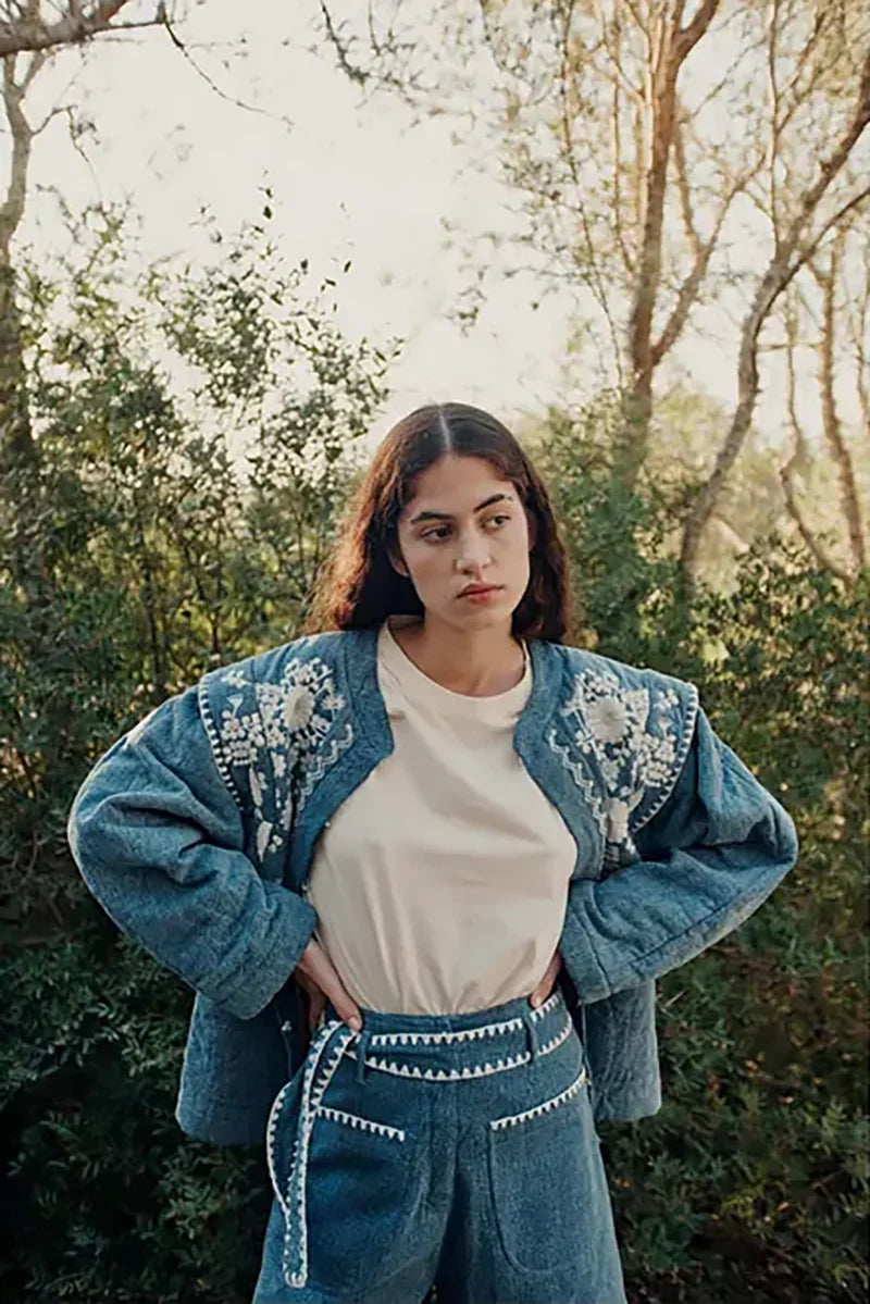 A Vintage Style Jacket with Delicate Timeless Details