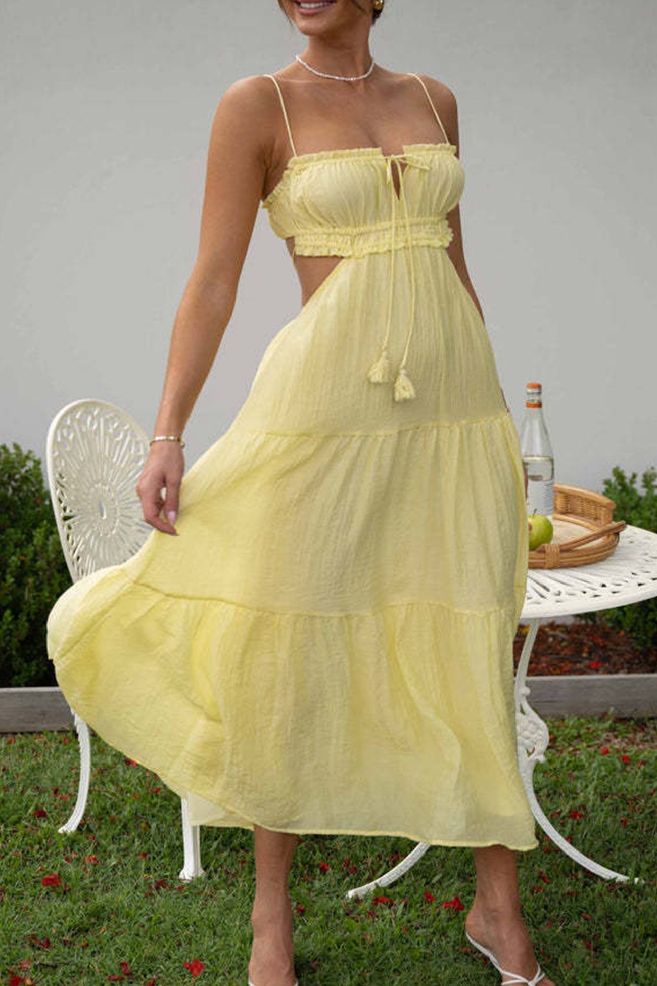 A Vintage Style Dress with Delicate Timeless Details