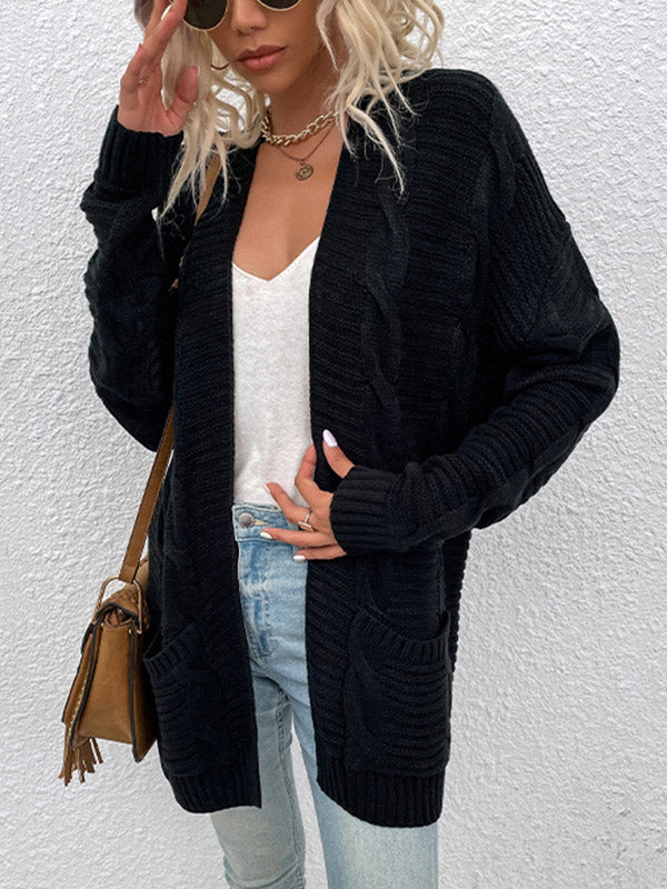 Well Tailored Cardigan with a Graceful Silhouette