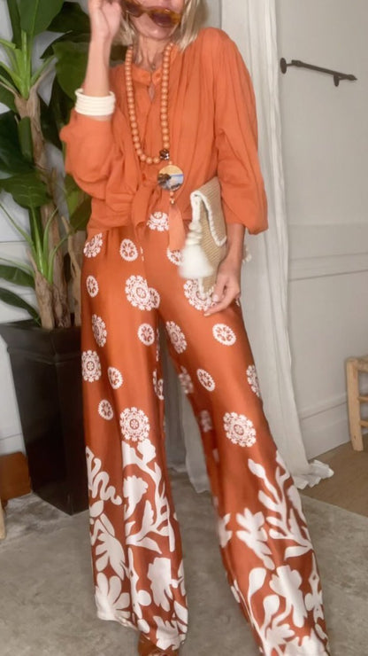 A Vintage Style Pants with Delicate Timeless Details