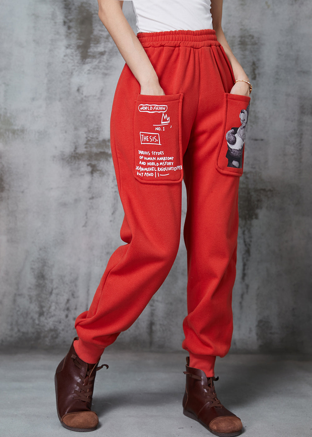 A Vintage Style Pants with Delicate Timeless Details
