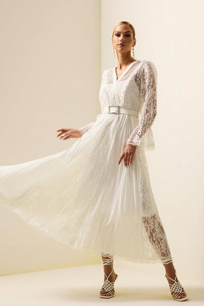 A Vintage Style Dress with Delicate Timeless Details