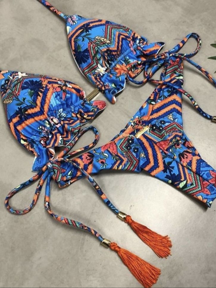 Classic Vintage Bikini with a Flattering Fit