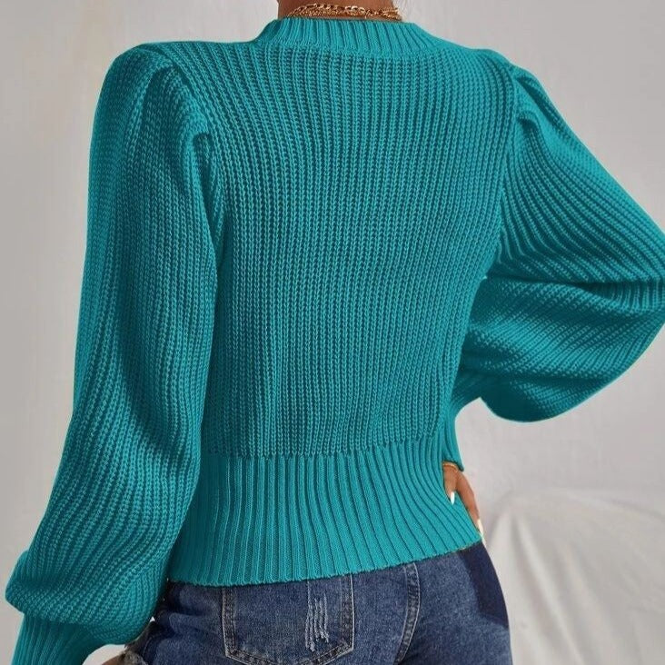 A Vintage Style Sweater with Delicate Timeless Details