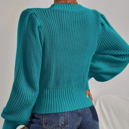 A Vintage Style Sweater with Delicate Timeless Details