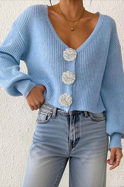 A Vintage Style Sweater with Delicate Timeless Details
