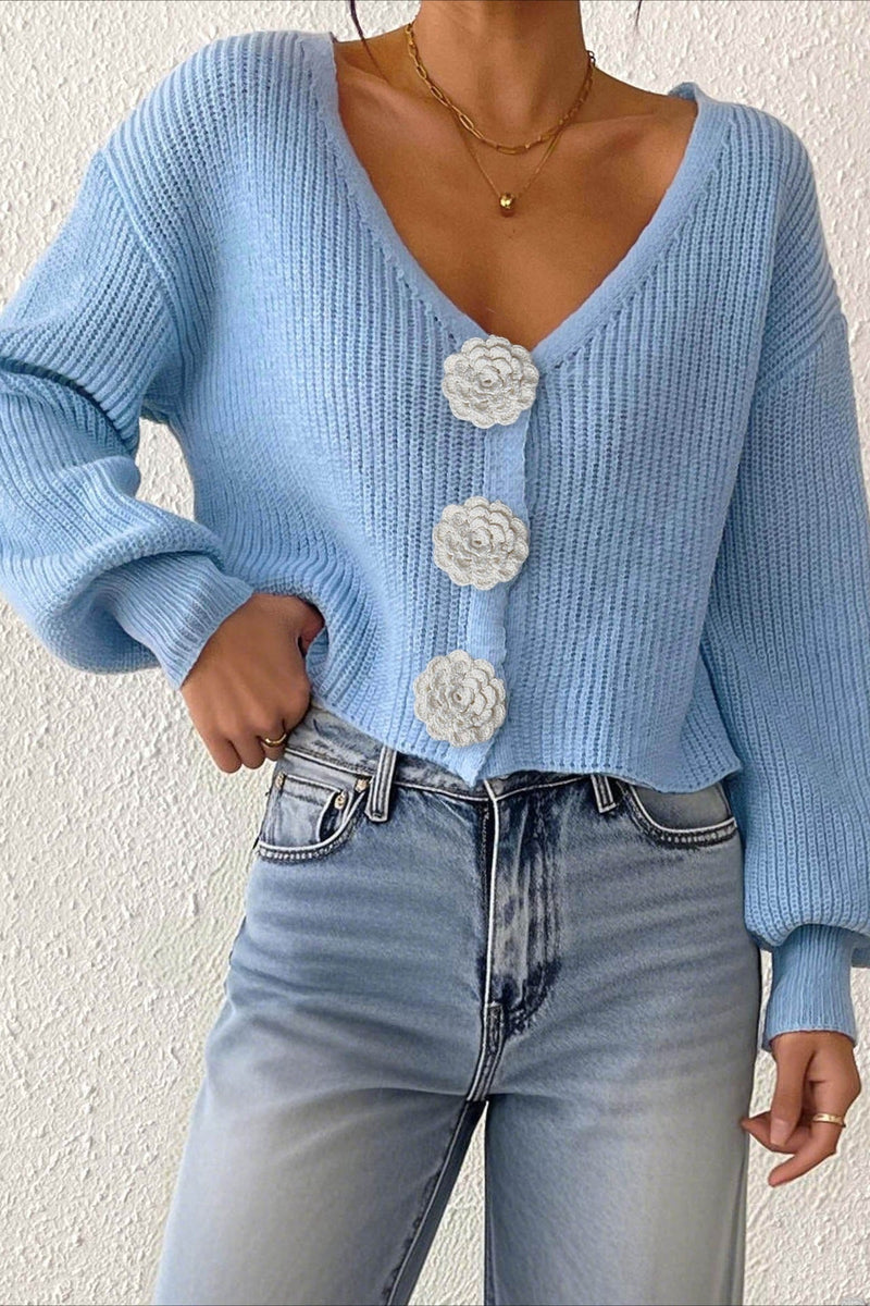A Vintage Style Sweater with Delicate Timeless Details