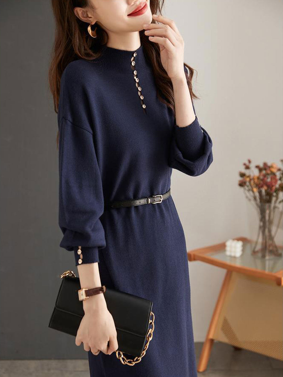 A Vintage Style Sweater with Delicate Timeless Details
