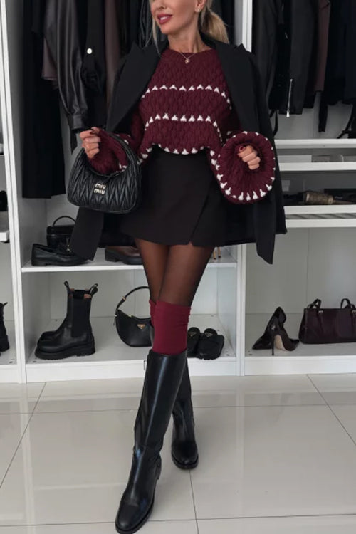 A Vintage Style Sweater with Delicate Timeless Details