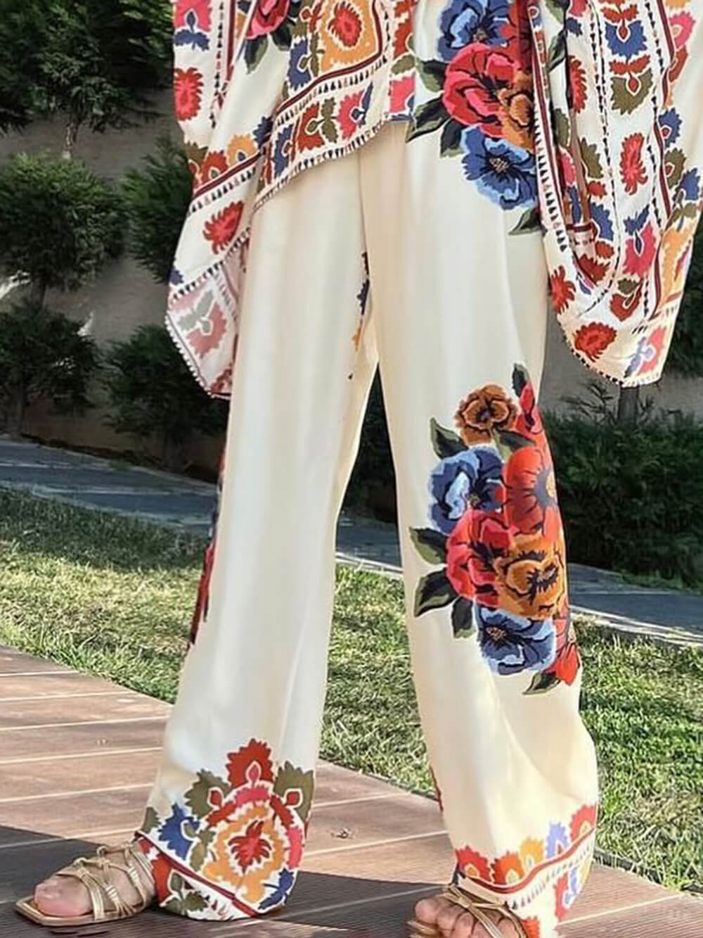 A Vintage Style Pants with Delicate Timeless Details