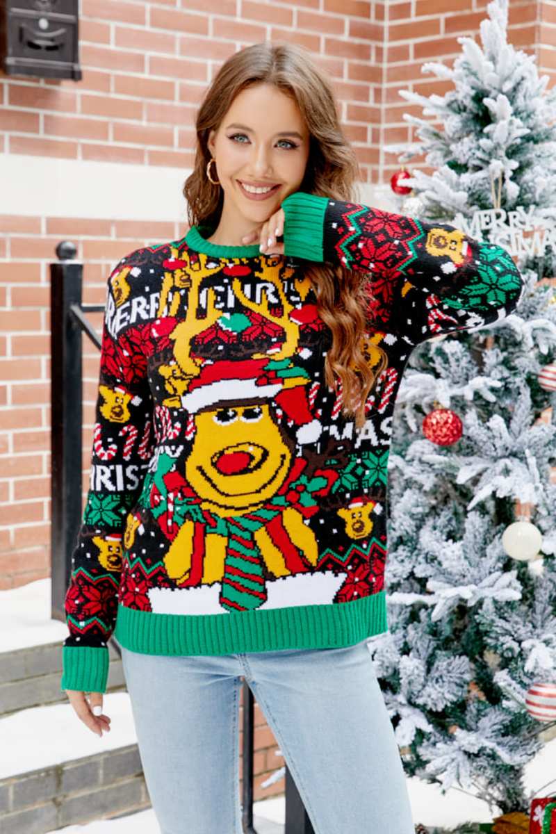 Classic Vintage Sweater with a Flattering Fit