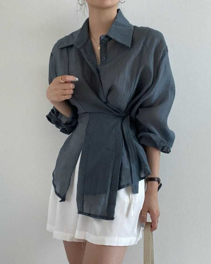 A Vintage Style Blouse with Delicate Timeless Details
