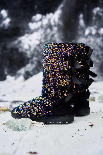 A Vintage Style Boots with Delicate Timeless Details