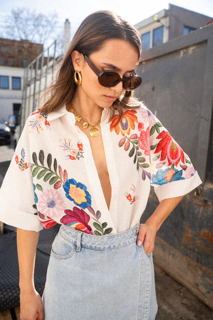 A Vintage Style Shirt with Delicate Timeless Details
