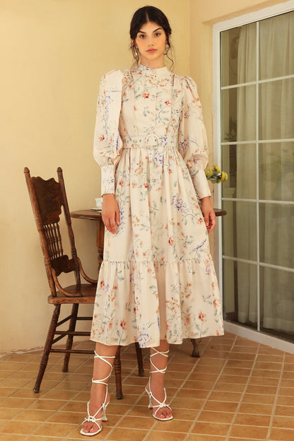 A Vintage Style Dress with Delicate Timeless Details