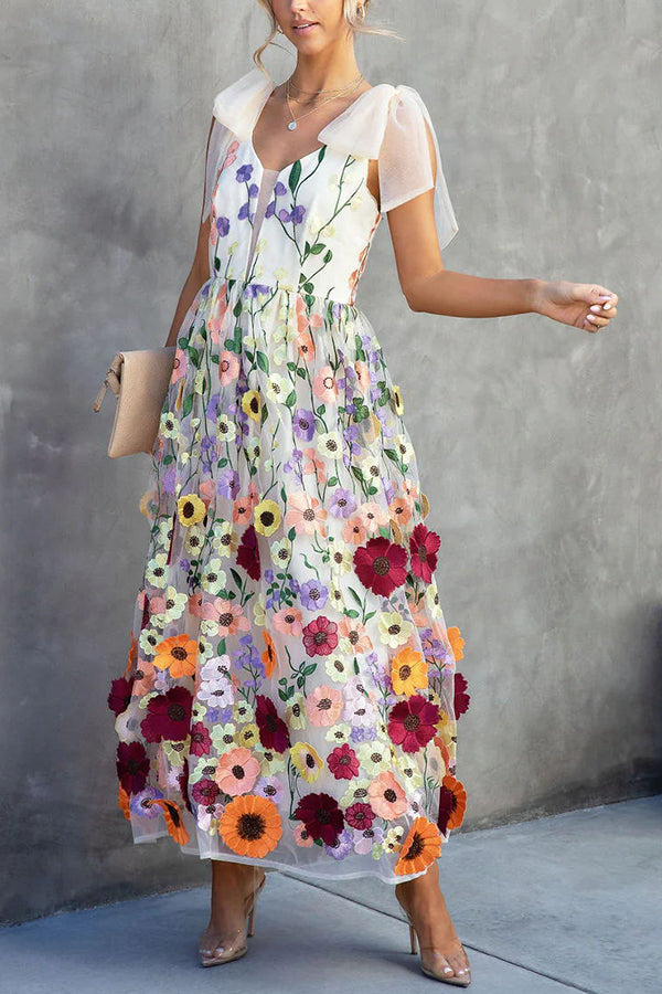 A Vintage Style Dress with Delicate Timeless Details