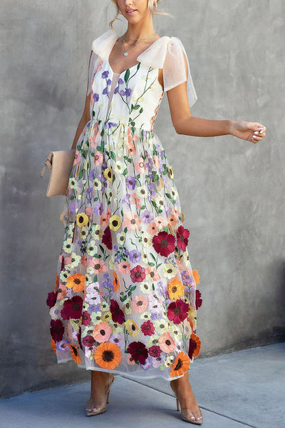 A Vintage Style Dress with Delicate Timeless Details
