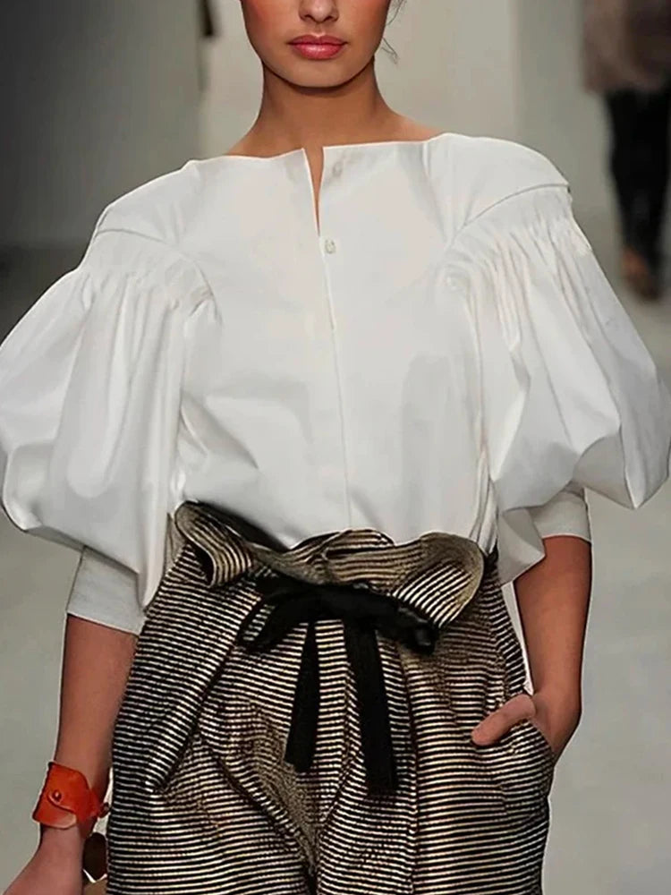 Vintage Inspired Blouse with a Contemporary Edge