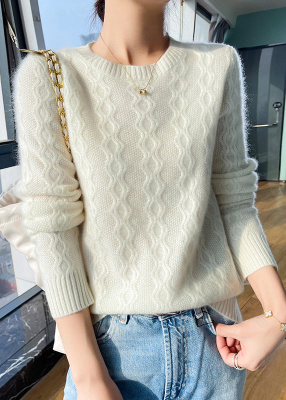 A Vintage Style Sweater with Delicate Timeless Details