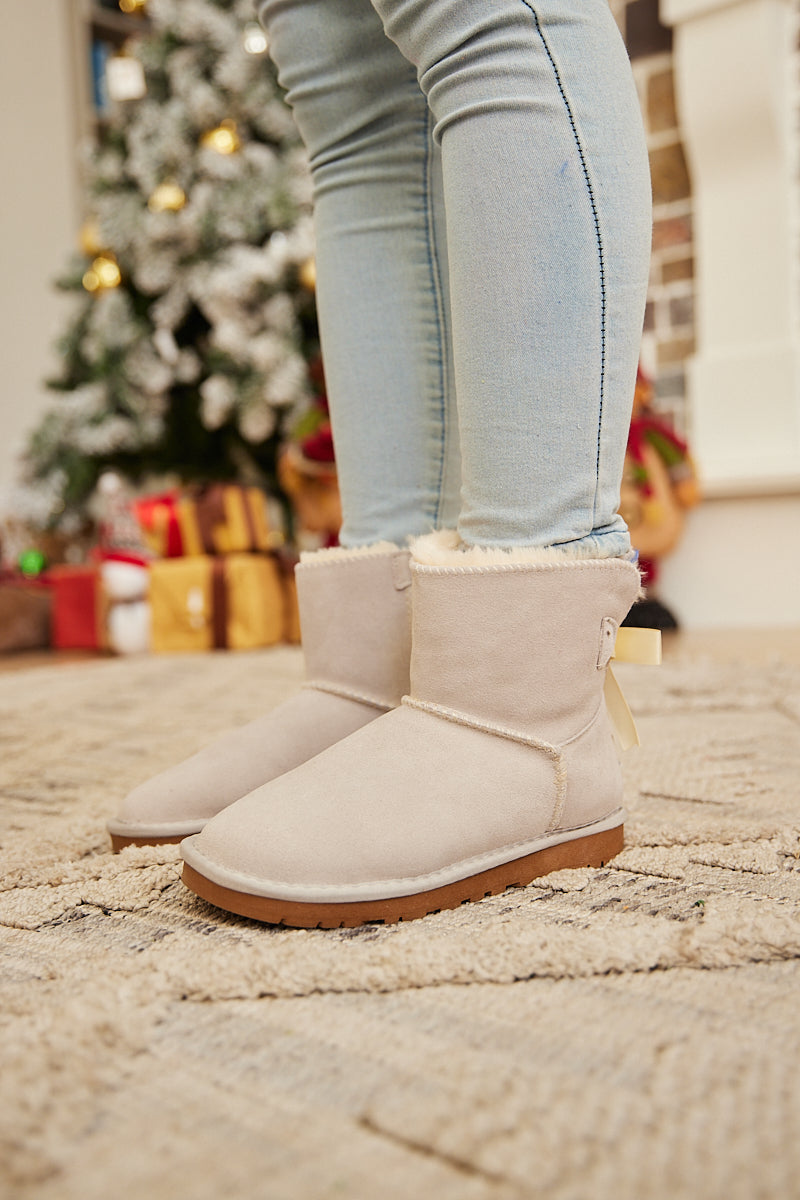 A Vintage Style Boots with Delicate Timeless Details