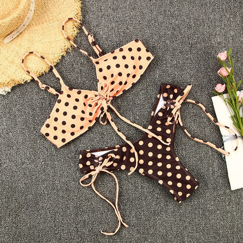 A Vintage Style Bikini with Delicate Timeless Details