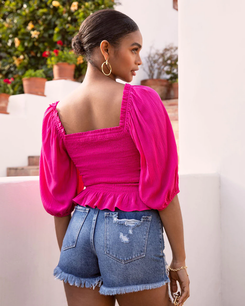 Classic Vintage Top with a Flattering Fit