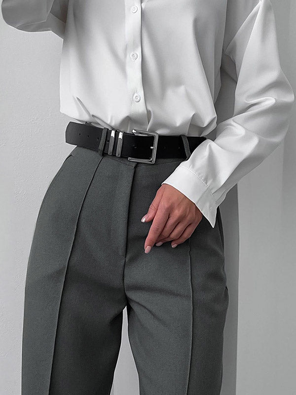 A Vintage Style Trousers with Delicate Timeless Details