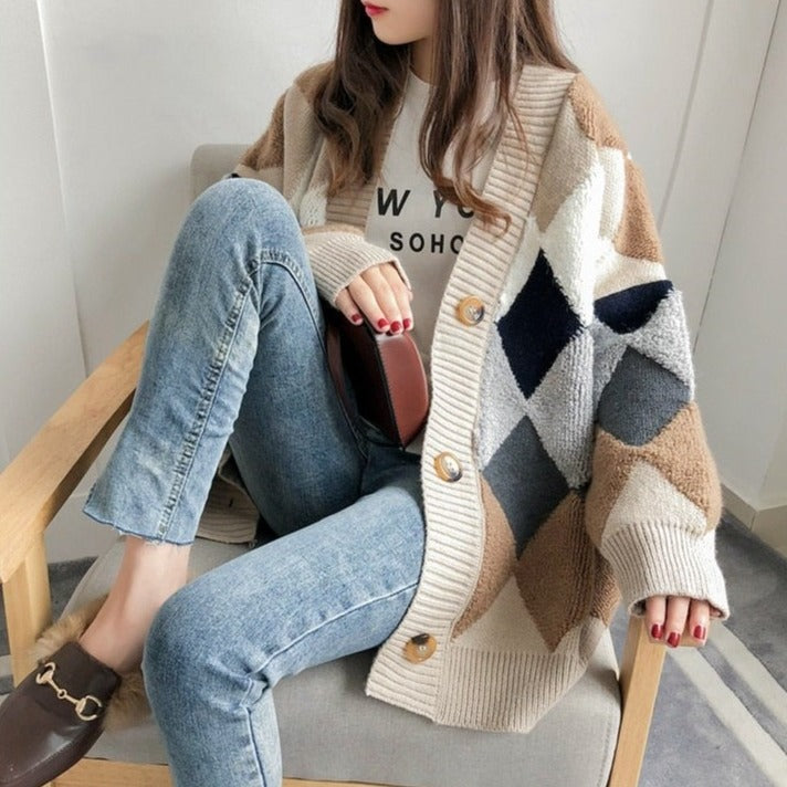 A Vintage Style Cardigan with Delicate Timeless Details
