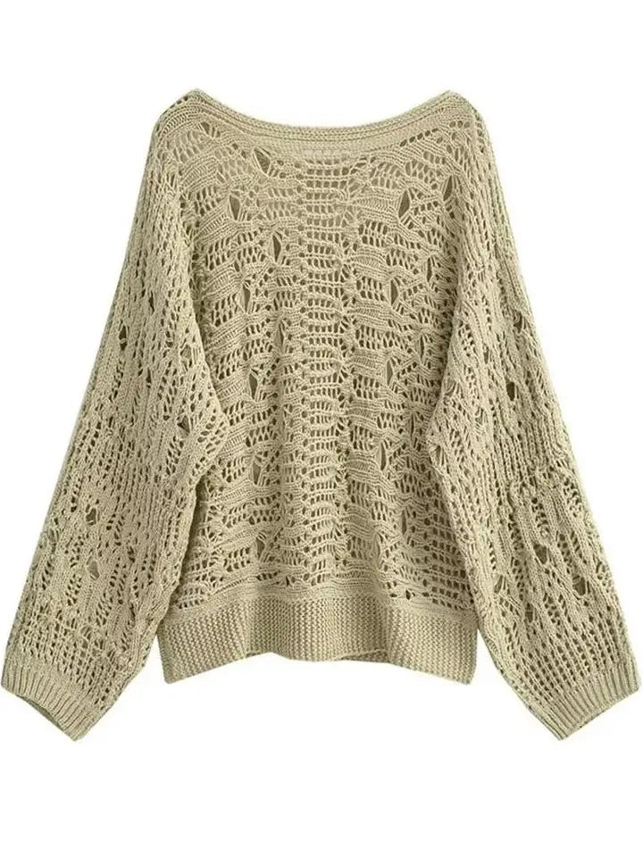 A Vintage Style Sweater with Delicate Timeless Details