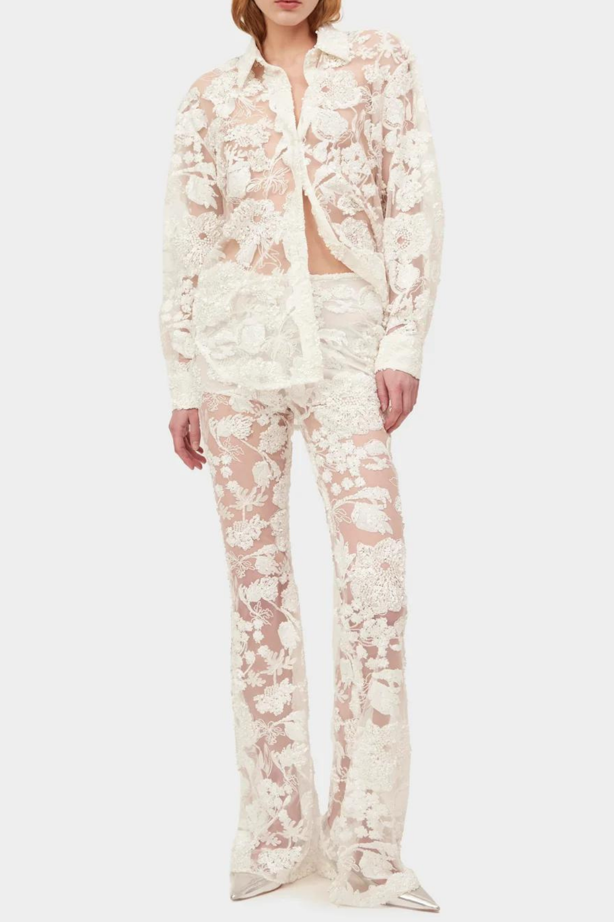 A Vintage Style Pants with Delicate Timeless Details