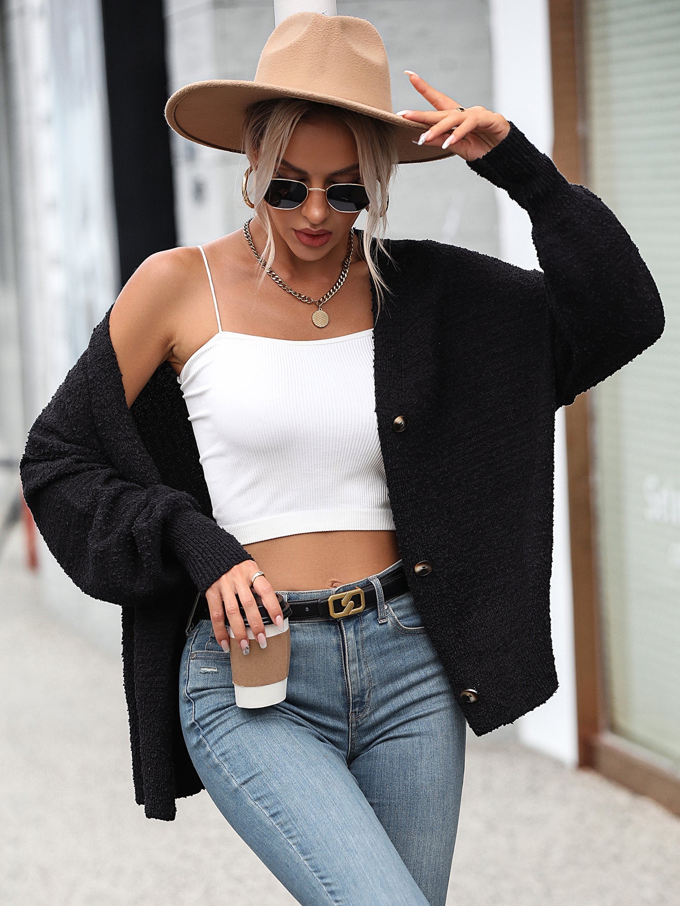 A Vintage Style Cardigan with Delicate Timeless Details
