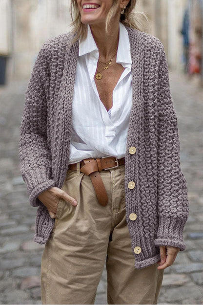 Classic Vintage Cardigan with a Flattering Fit