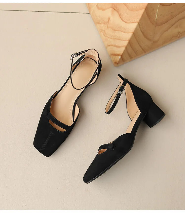 A Vintage Style Sandals with Delicate Timeless Details