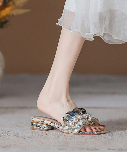 Vintage Inspired Sandals with a Contemporary Edge