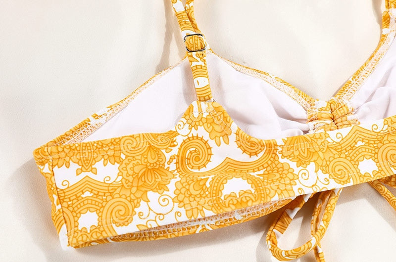 A Vintage Style Bikini with Delicate Timeless Details