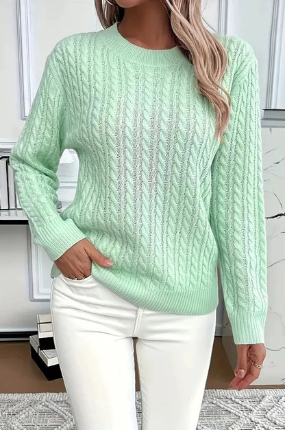 A Vintage Style Sweater with Delicate Timeless Details
