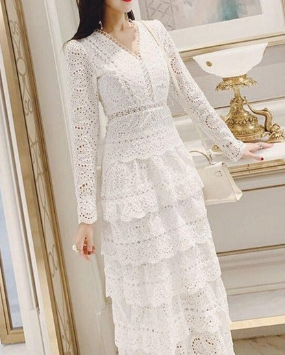 A Vintage Style Dress with Delicate Timeless Details