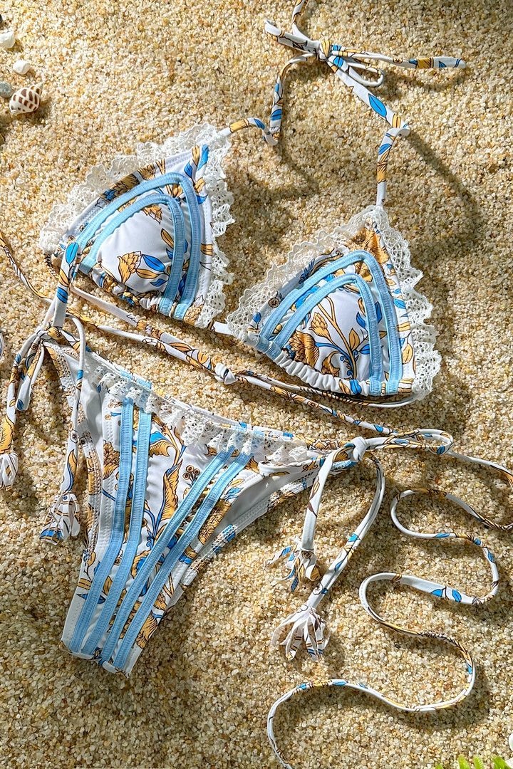 Vintage Inspired Bikini with a Contemporary Edge