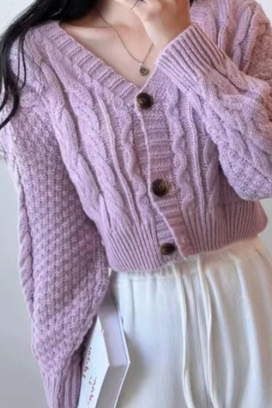 Classic Vintage Cardigan with a Flattering Fit