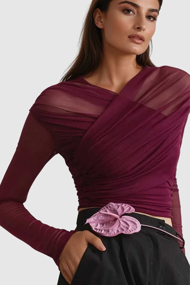 Gracefully Styled Top for Any Occasion