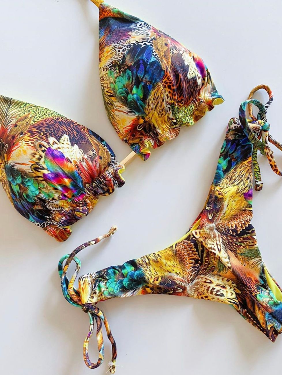 Classic Vintage Bikini with a Flattering Fit