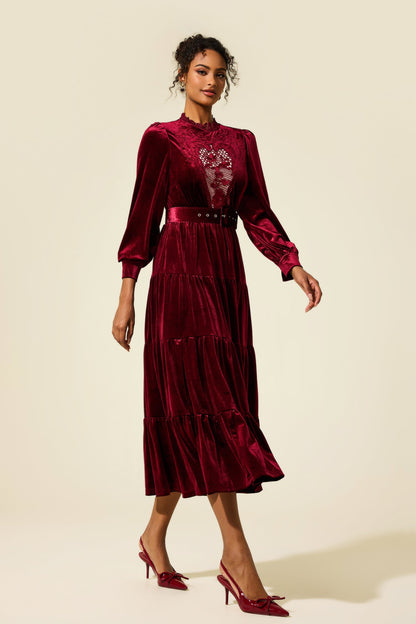 A Vintage Style Dress with Delicate Timeless Details
