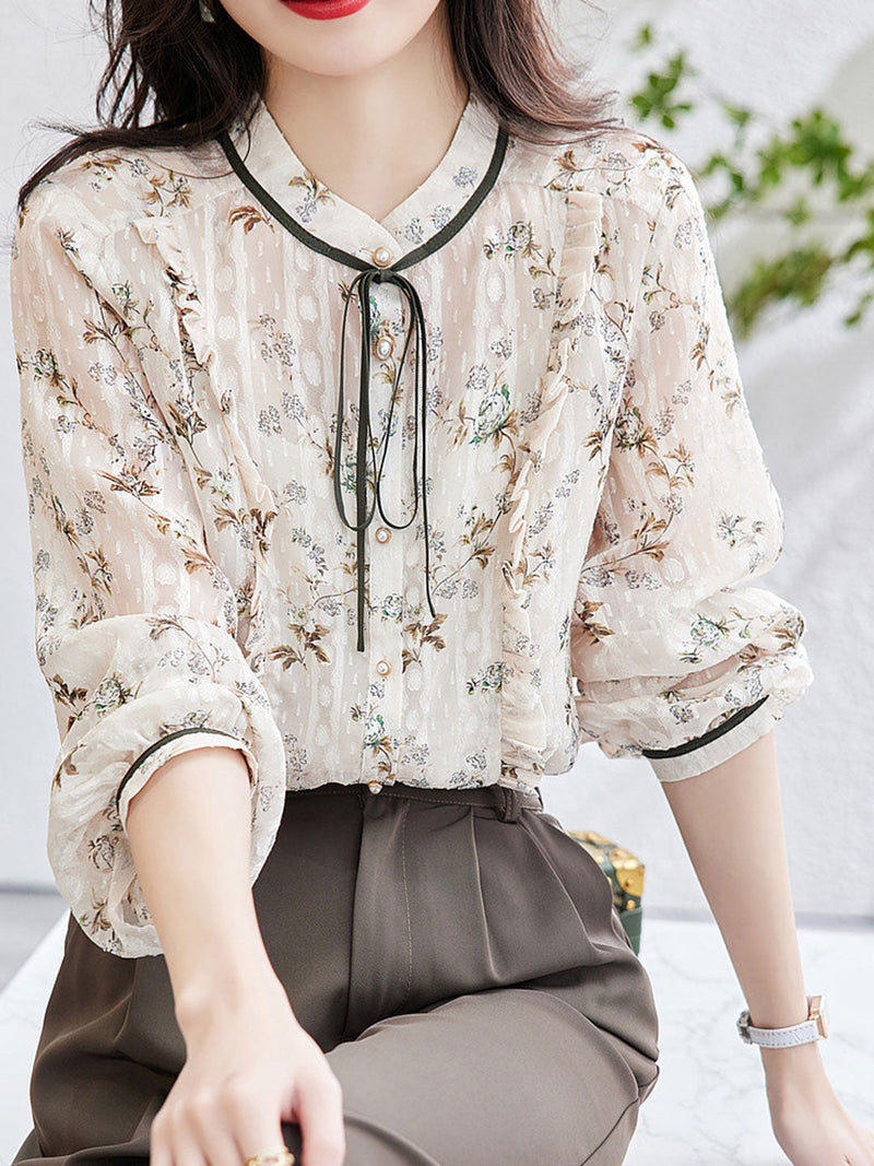 Vintage Inspired Blouse with a Contemporary Edge