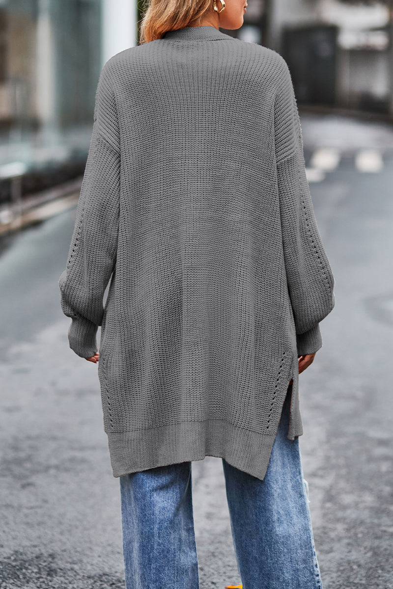 Well Tailored Cardigan with a Graceful Silhouette