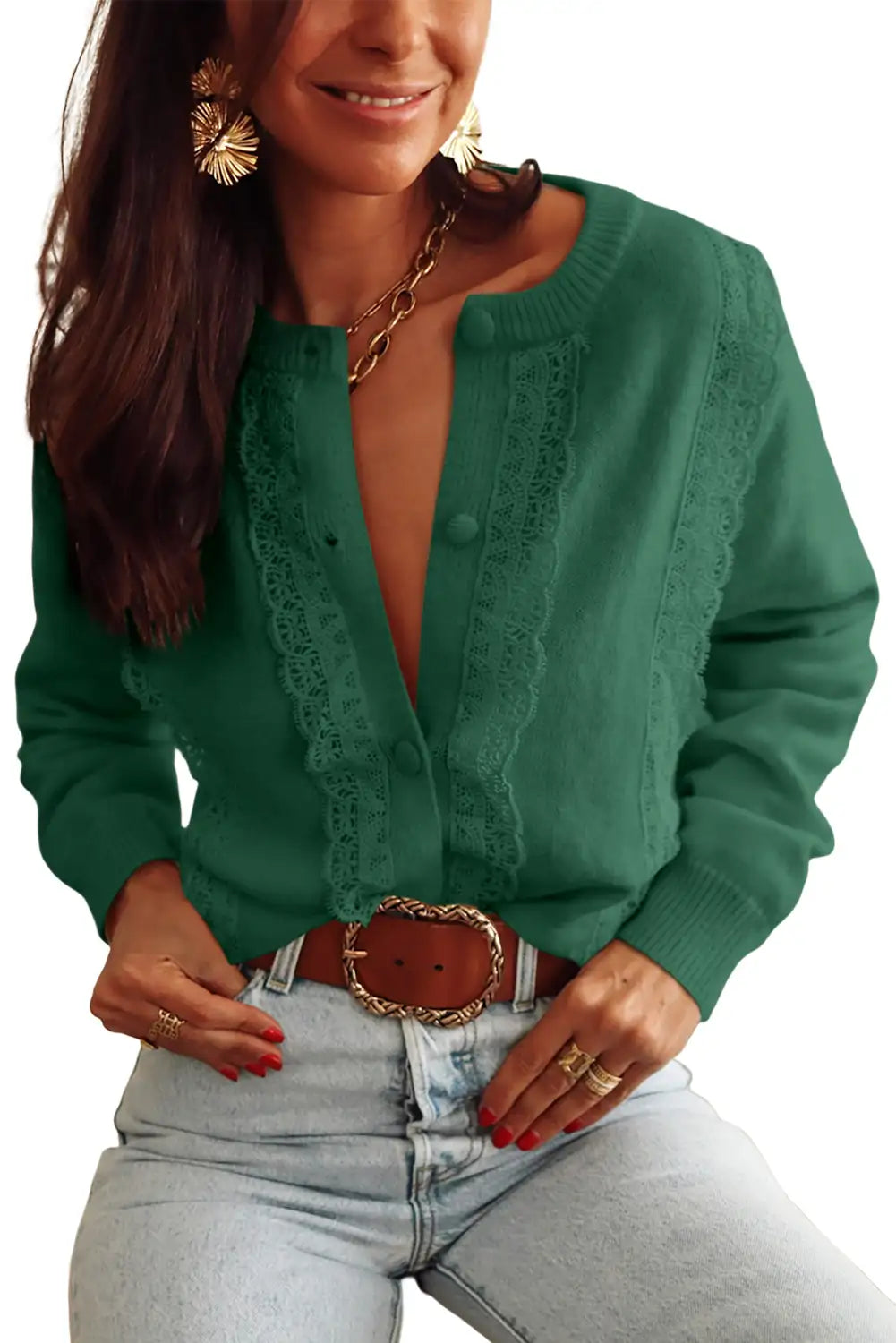 Classic Vintage Cardigan with a Flattering Fit