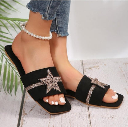 A Vintage Style Sandals with Delicate Timeless Details